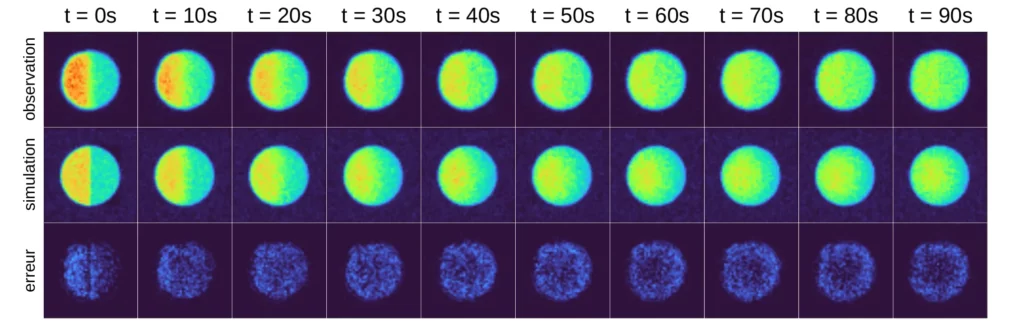 Imagerie Half-FRAP pour les condensats